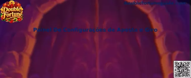 Painel de Configurações de Aposta e Giro