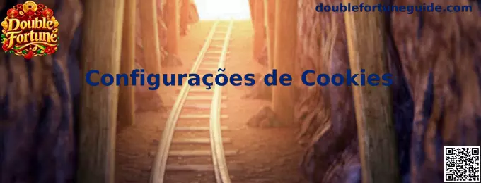 Painel Ilustrativo de Configurações de Cookies e Proteção Double Fortune