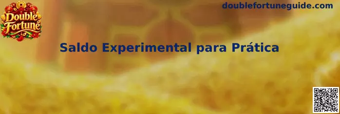 Saldo Experimental para Prática