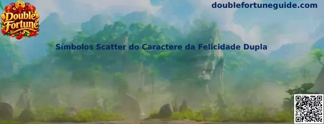Símbolos Scatter do Caractere da Felicidade Dupla